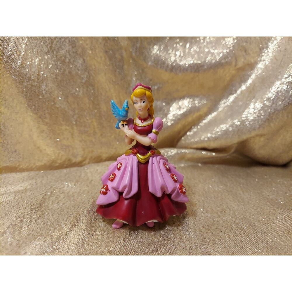 PAPO The Enchanted World Princess Laetitia Toy Figure Cake Topper 2007 Pink